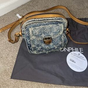 Louis Vuitton Denim Monogram Camera Crossbody Bag
